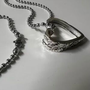 BOHO SPOON HEART NECKLACE